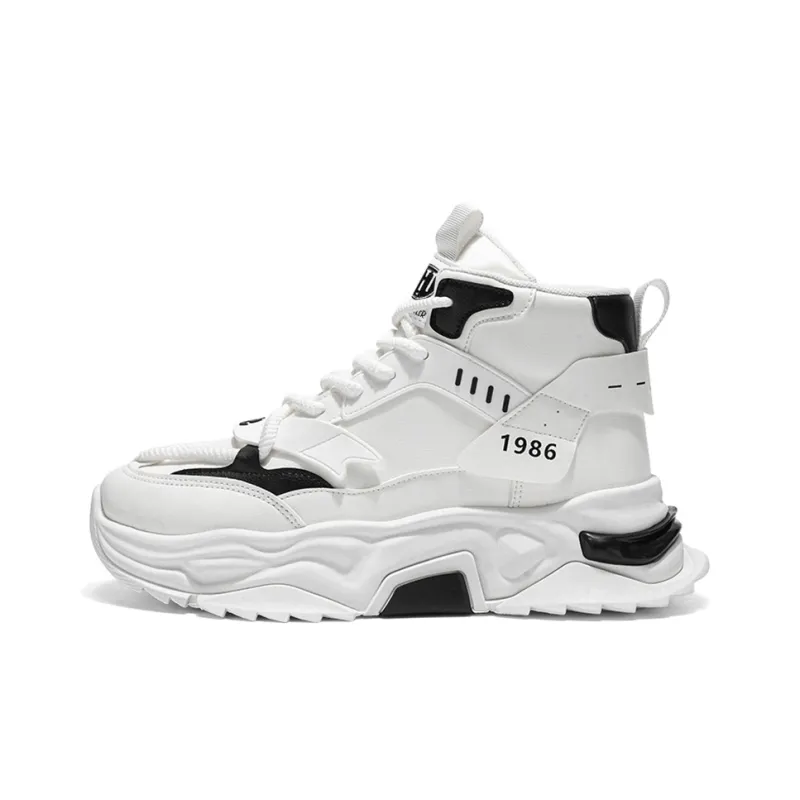 HACKBUTEER High Top Chunky Sneakers Men's-6