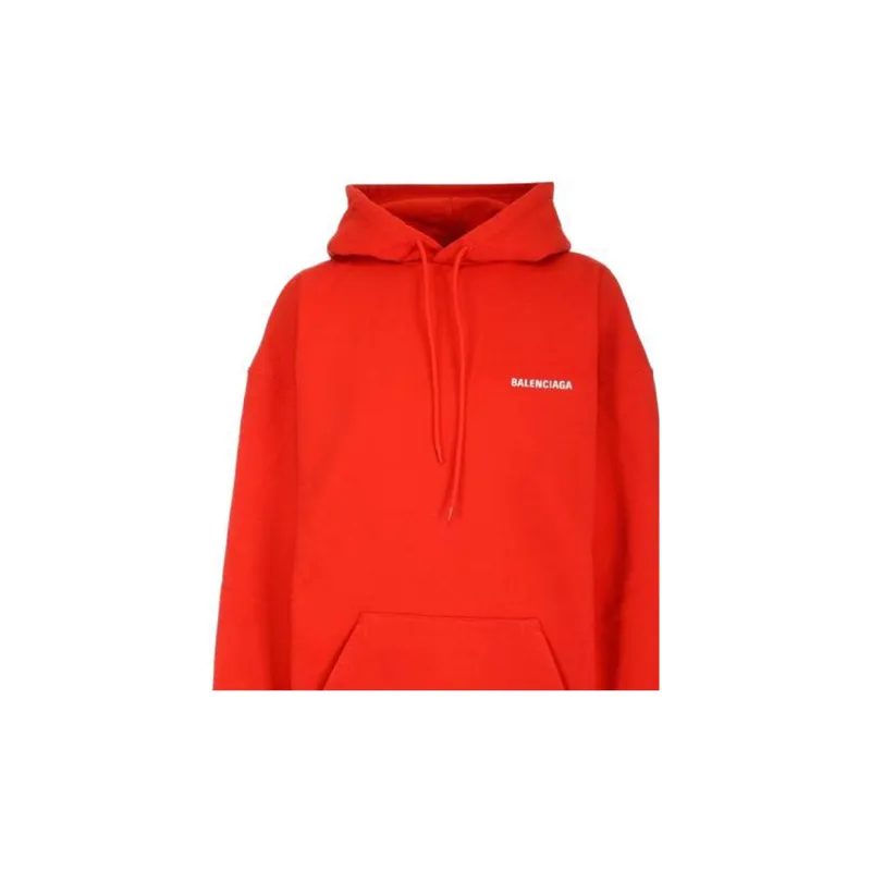 Balenciaga SS22 Sweatshirt Loose Fit Style Women's Red-4