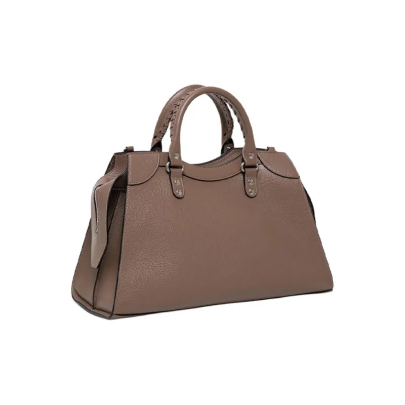 Balenciaga PU Handbag Women's Taupe-1