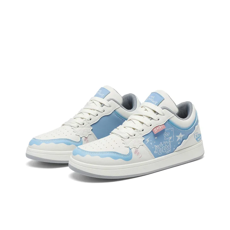 The Simpsons Low Top Skateboard Shoes Men's Aqua Blue-2