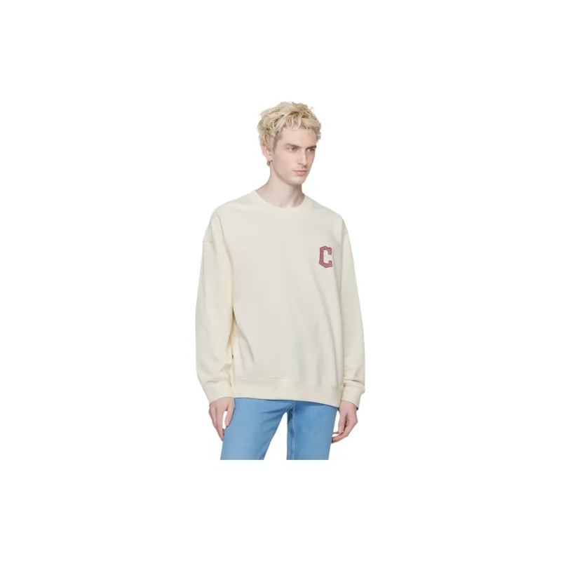 MLB Sweatshirts Unisex Cream-2