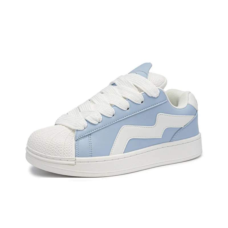 CHERRY&KALIKA Abrasion Resistant Low Top Skateboard Shoes Women's Blue Box Included-3