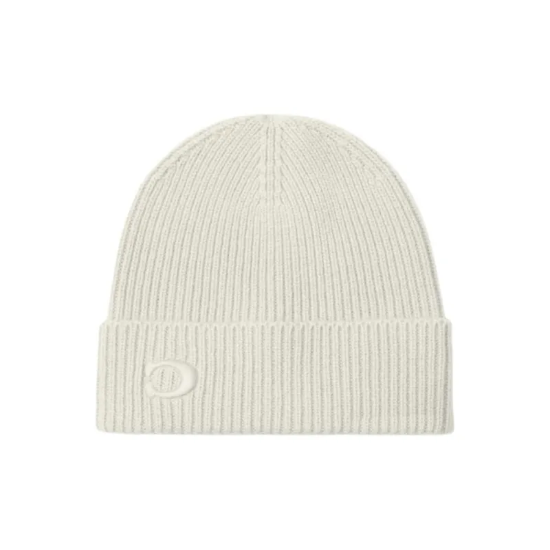 COACH Sheep Wool Beanies Unisex White-1