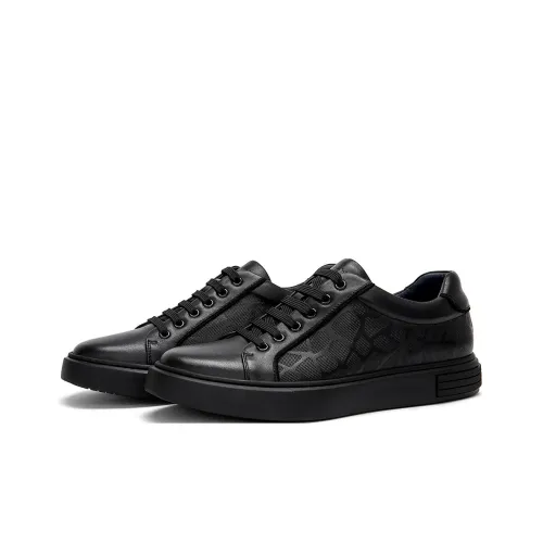 Satchi Low Top Skateboard Shoes Men's Black