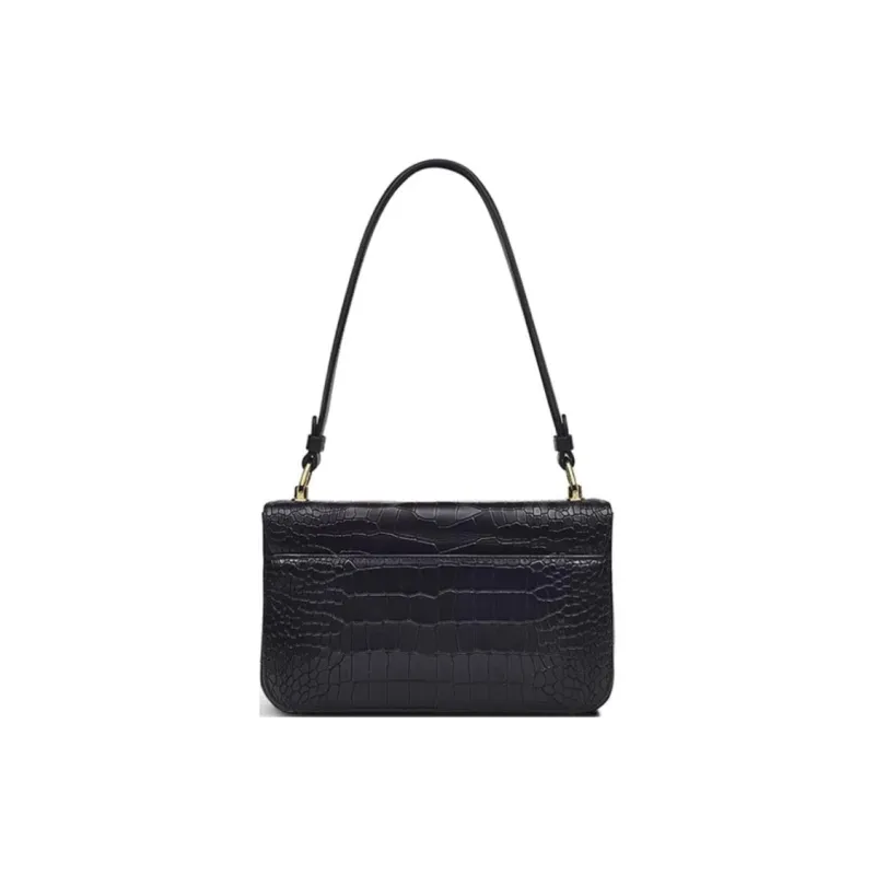RADLEY Cow Leather Shoulder Bag, Handbag, Shoulder Bag Medium Size Women's Black-1
