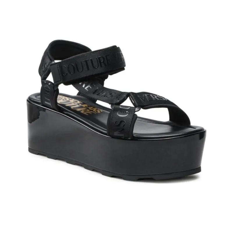 VERSACE JEANS Mallory Strap Sandals Women's Black-2