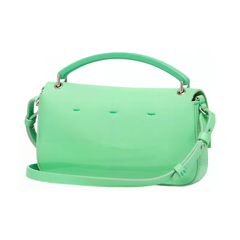 FENDI Baguette Calfskin Portable One Shoulder Crossbody Cell Phone Pouch Regular Women's Green-1
