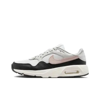 Nike Air Max SC Anti Slip Wear Resistant Low Top Running Shoes Women's White Black