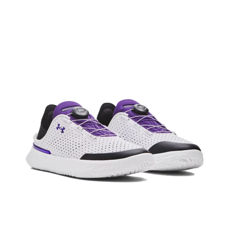 Under Armour SlipSpeed Anti Slip Wear Resistant Low Top Training Shoes Unisex White Asian Version-2