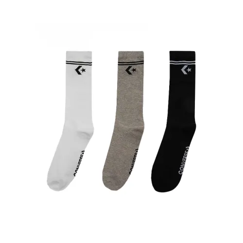 Converse Mid-Calf Socks Unisex 3 Pack