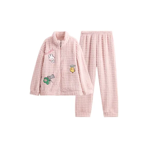 FENTENG Pajama Set Women's Light Pink