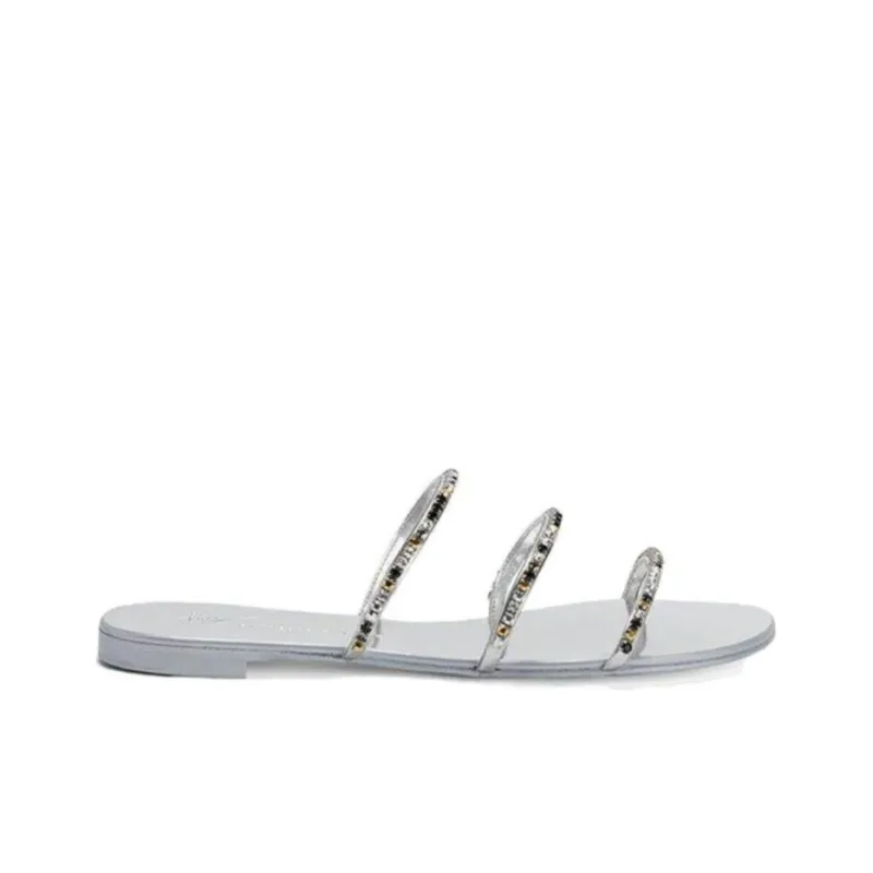 Giuseppe Zanotti Dark Colorful Rhinestone embellished Sandals Women's-1