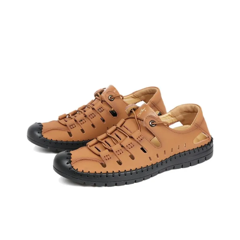 Wit Beach Sandals Men's Light Brown-2