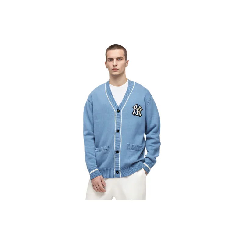 MLB New York Yankees Sweaters Unisex Sky Blue-2