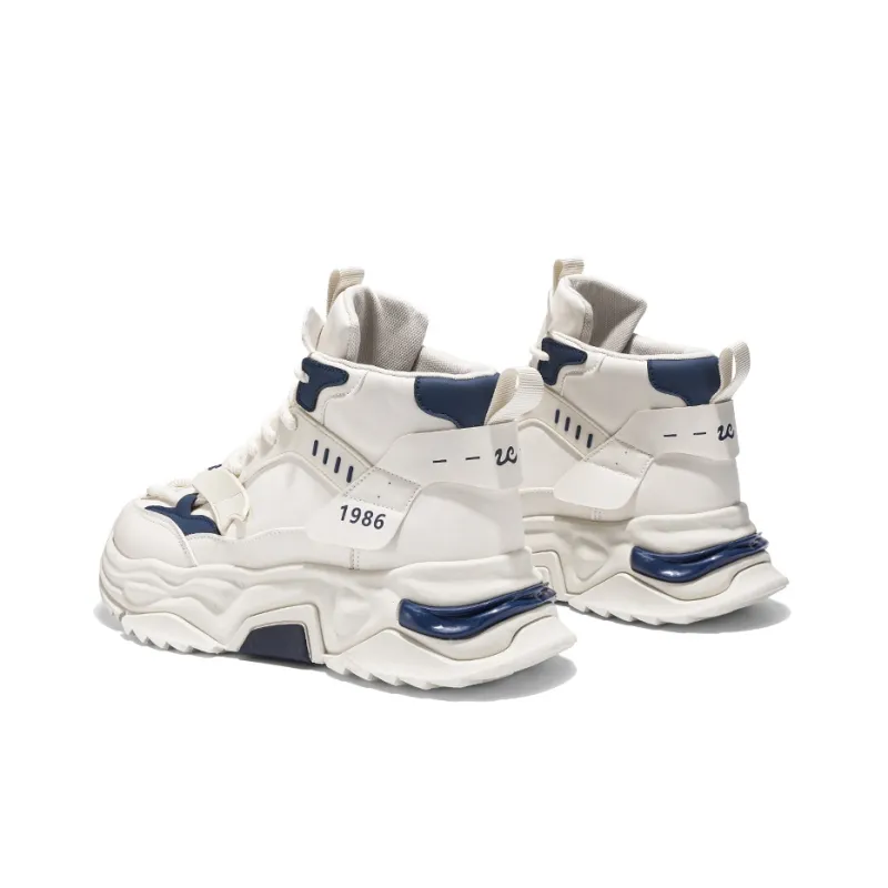 HACKBUTEER High Top Chunky Sneakers Men's-4