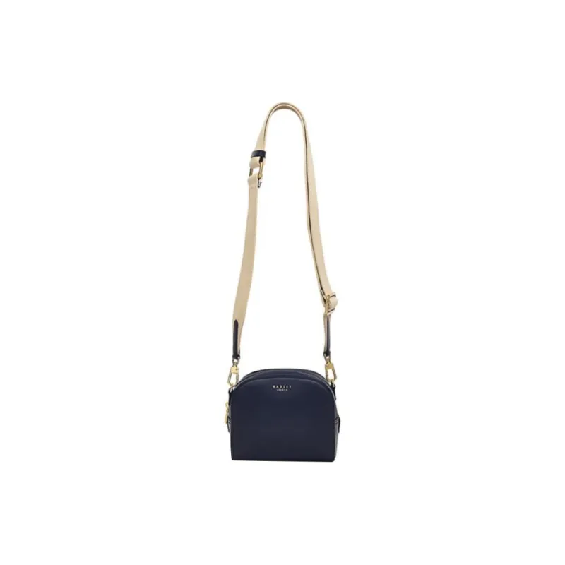 RADLEY Cow Leather Shoulder Bag Crossbody Bag Small Size Women's Blue-0