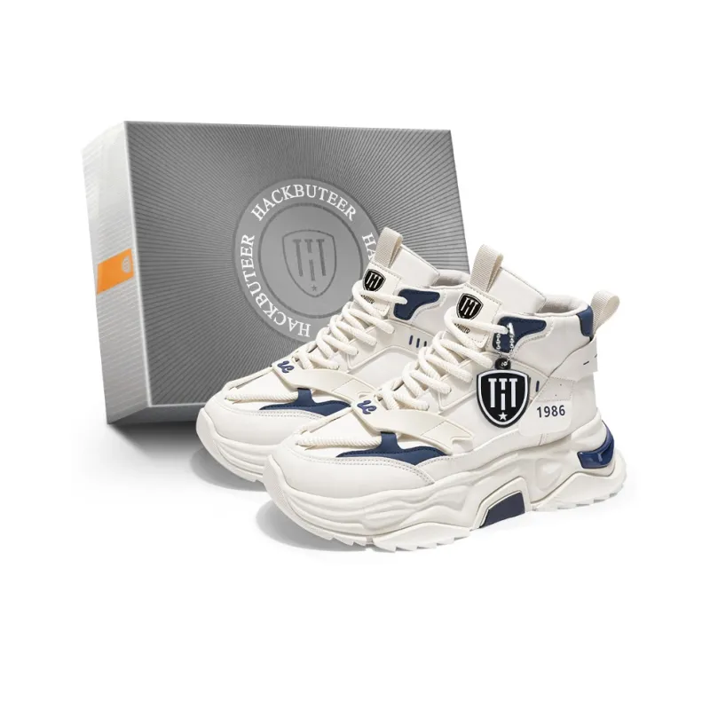 HACKBUTEER High Top Chunky Sneakers Men's-0
