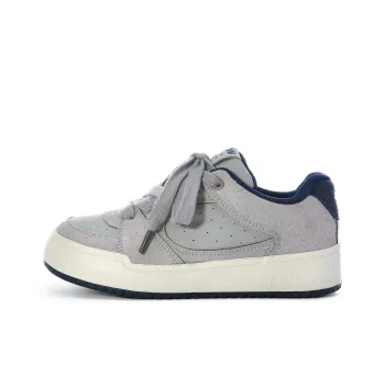Lovely You Durable Lightweight And Breathable Low Top Skateboard Shoes Women's Gray Blue