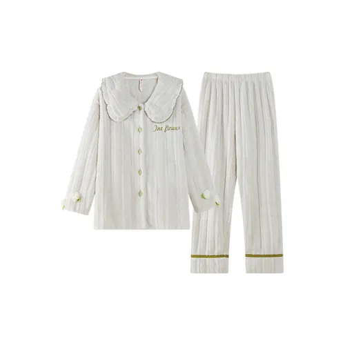 DAMOS·LOVE Pajama Set Women's Beige