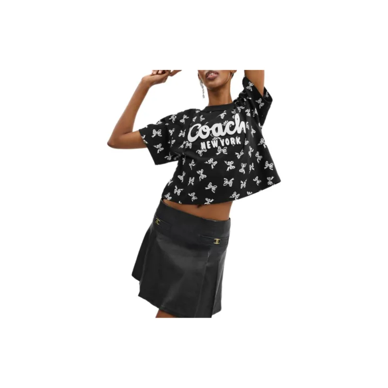 COACH T Shirts Women's Black-3