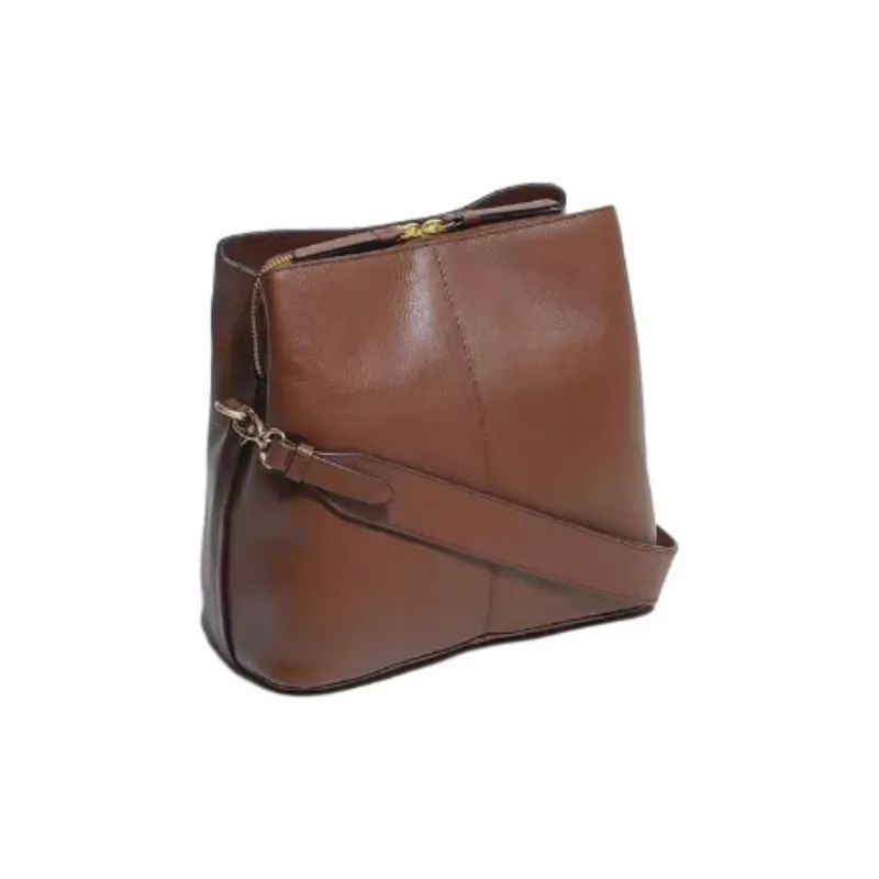 RADLEY Cow Leather Tote Bag Shopping Bag Shoulder Bags Medium Size Women's Brown-1