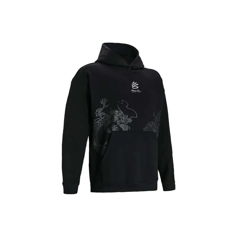 Under Armour x LIXIAOLONG LIANMINGKUAN UA Chinese New Year Sweatshirt Unisex Black Shopping Bag Included-1