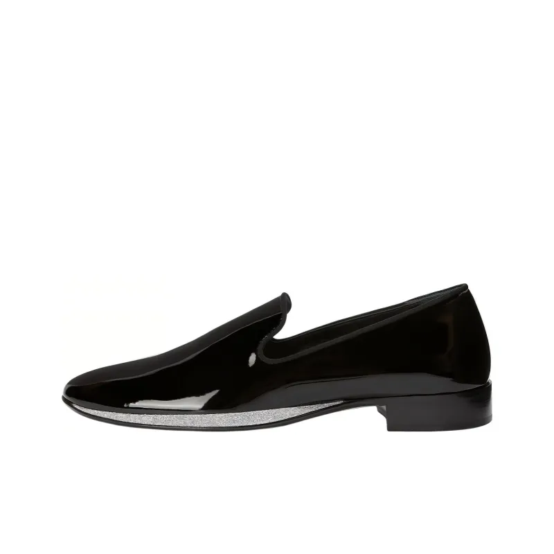 Giuseppe Zanotti Flash High shine Leather Loafers-0