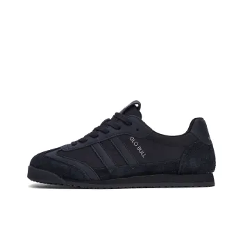 GLO BULL Skateboard Shoes Unisex Low Top Black Silver