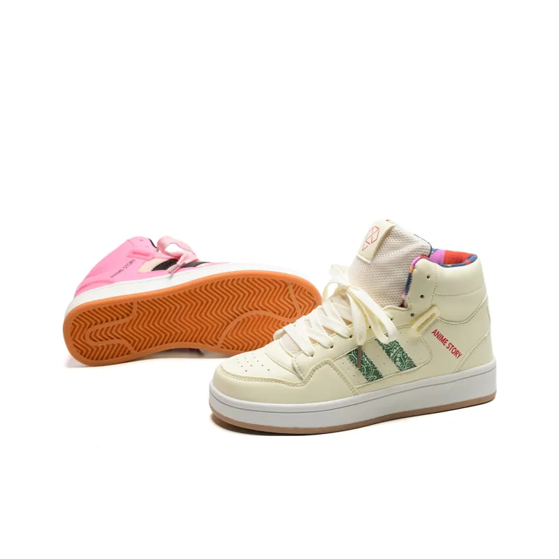 KAAVER OTTO Box Included Wear resistant And Lightweight Mid Top Skateboard Shoes Unisex Mismatched-6