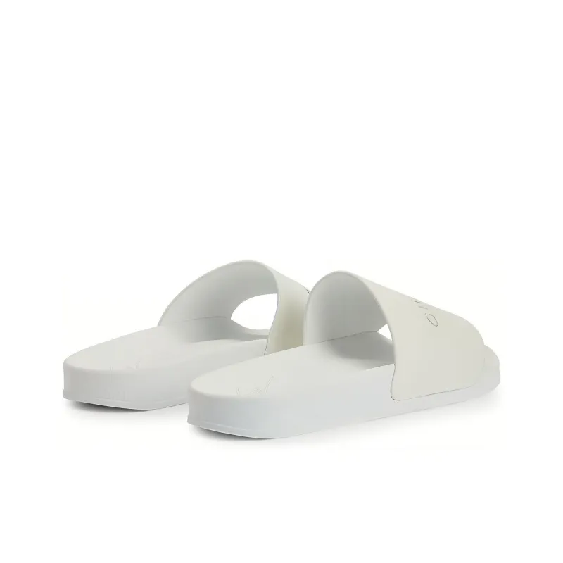Giuseppe Zanotti Logo print Flat Slides-3