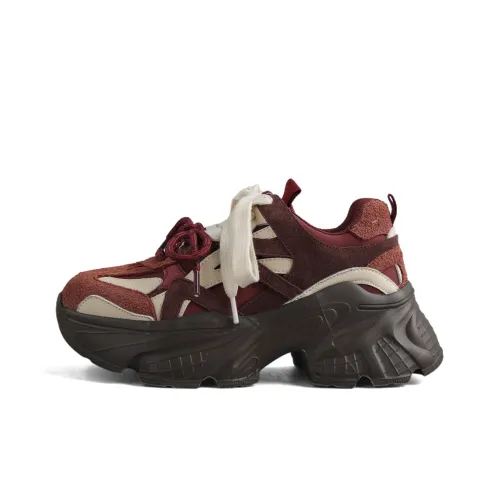 DOLIN COLLECTION Low-Top Platform Chunky Sneakers Women's