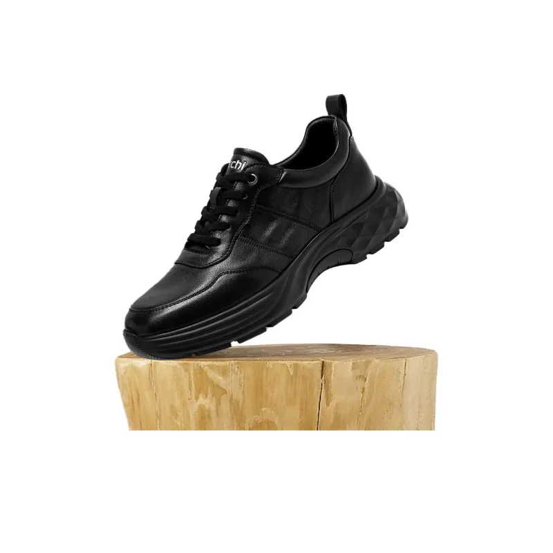 Satchi Abrasion Resistant Slip Resistant Low Top Casual Shoes Men's Black-3