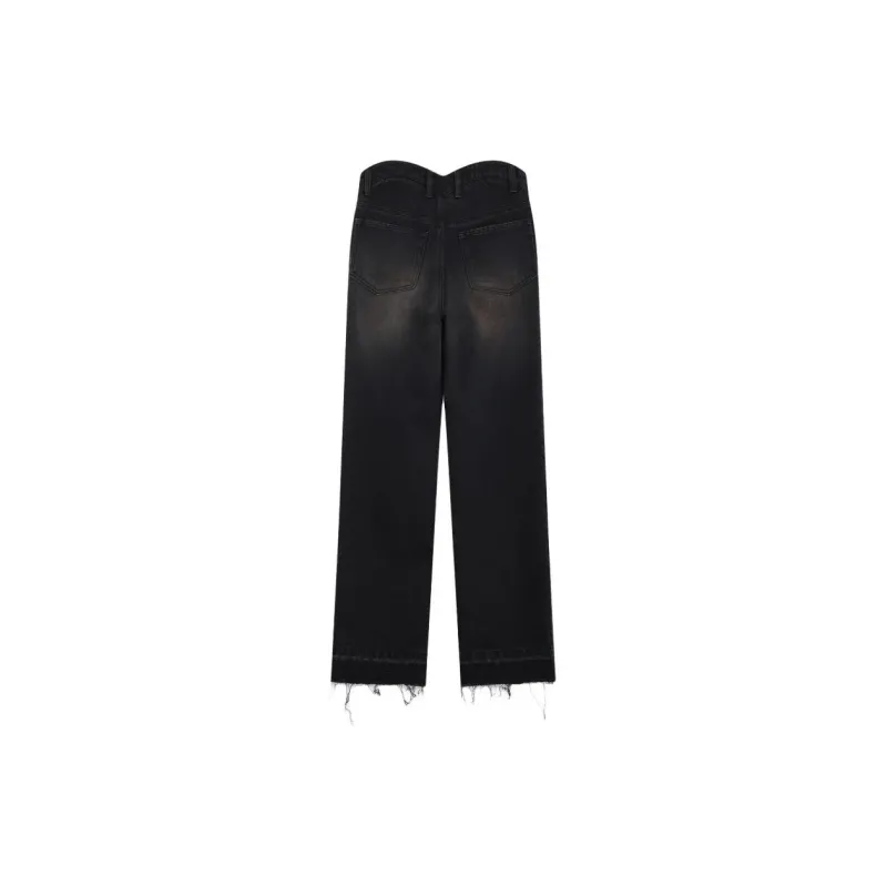 WE11DONE FW24 Jeans Women's Black-1