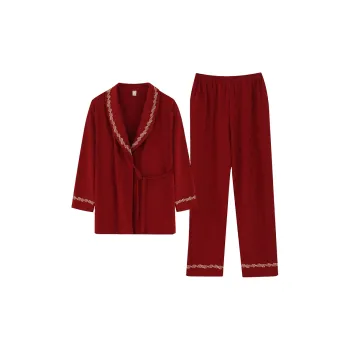 DanceBees Pajama Set Women's Red