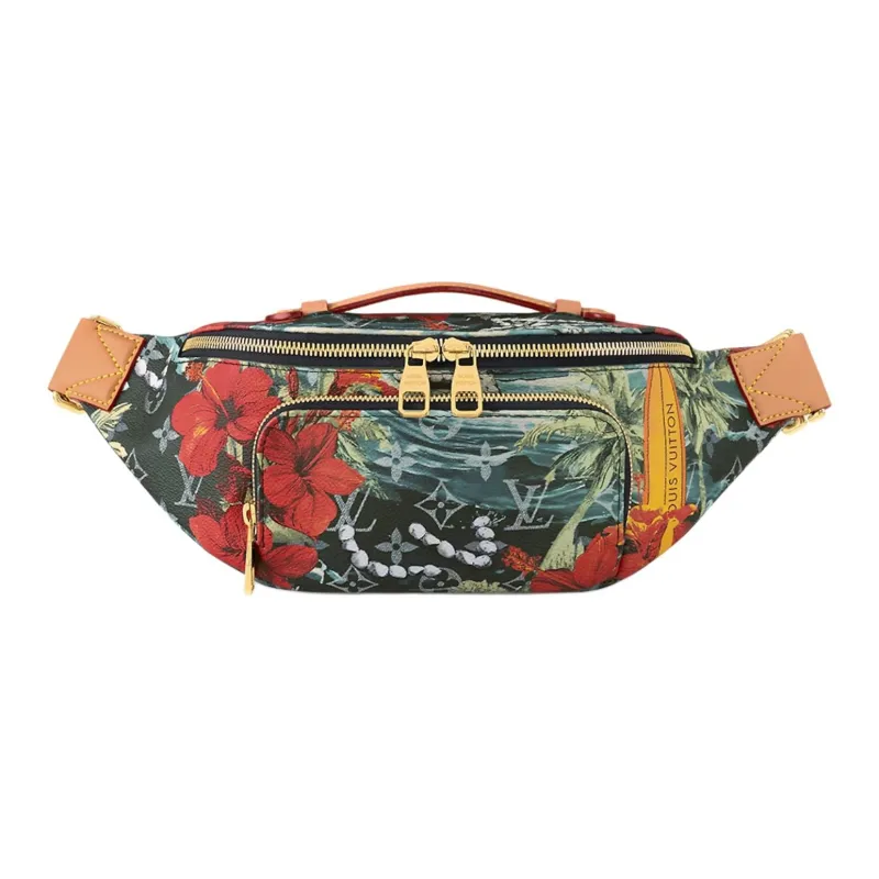 LOUIS VUITTON Rush Bumbag Monogram Surfin' Navy Blue-0