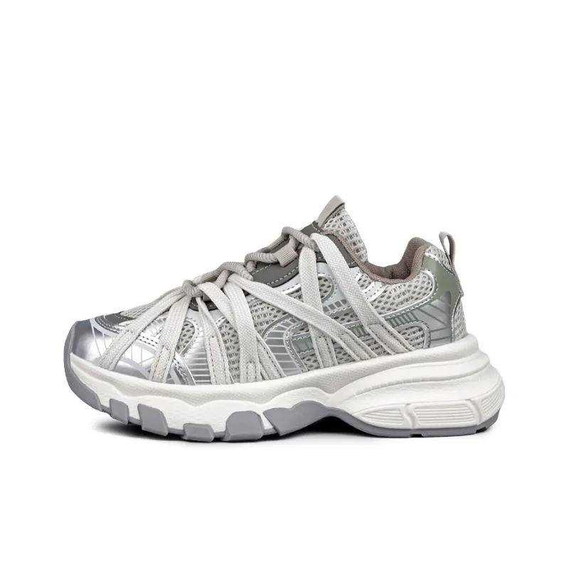 N6N8 Anti-Slip And Wear-Resistant Height Increasing Low-Top Chunky Sneakers Women's-7