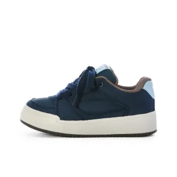Lovely You Durable Lightweight And Breathable Low Top Skateboard Shoes Women's Dark Blue