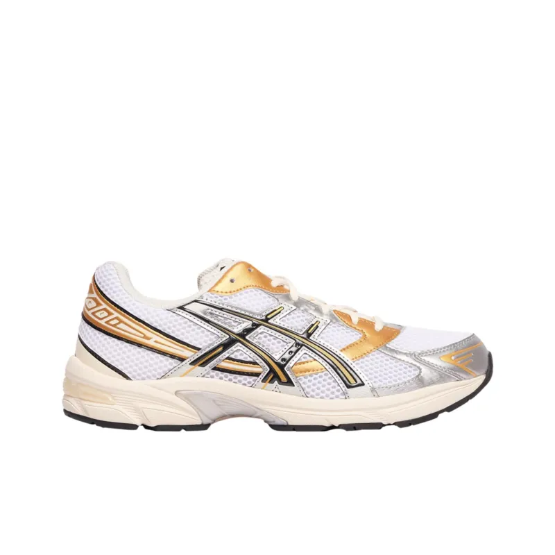Asics Gel 1130 White Black Gold-1