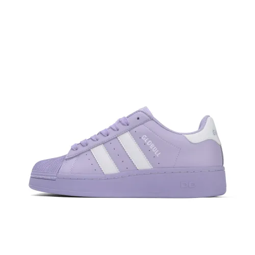 GLO BULL Skateboard Shoes Unisex Low Top Olympic Purple