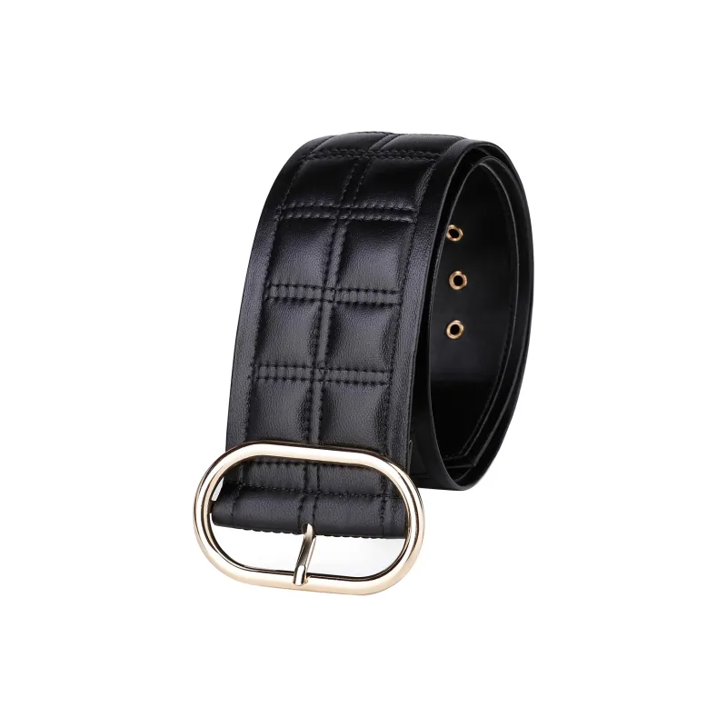 Jaylen Oos Sheepskin Leather Belts Women's 7.4cm-3