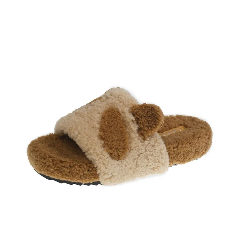 Baibianzhiheren Quiet Slide Slippers Women's-5