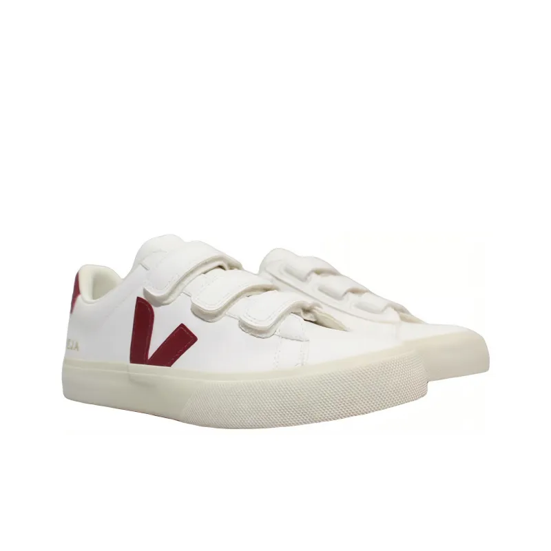 VEJA Recife Chromefree Leather 'Marsala White'-2