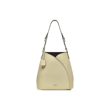 RADLEY Cow Leather Bucket Bags Crossbody Bag Shoulder Bag Large Size Women's Beige