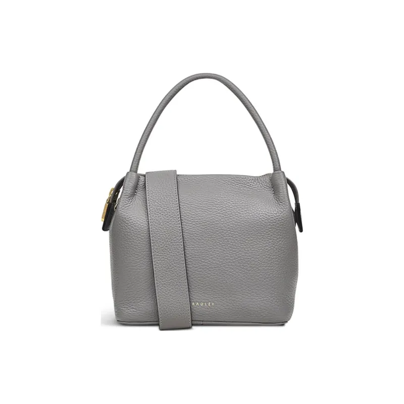 RADLEY Cow Leather Shoulder Bag Crossbody Bag Handbag Medium Size Women's Light Gray-0