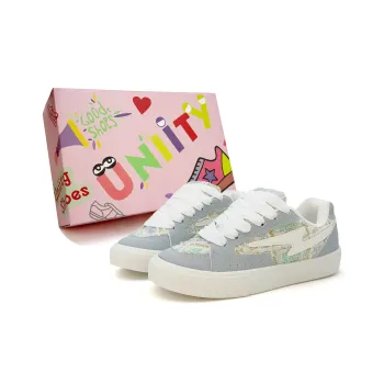 UNIITY Slip Resistant Low Top Skateboard Shoes Women's Box Included