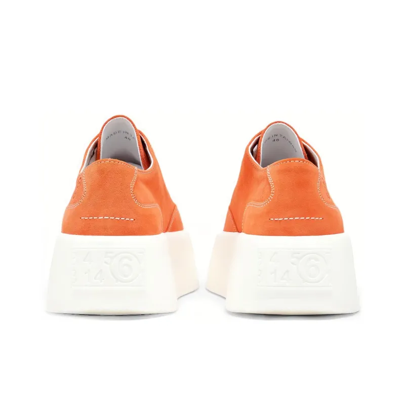 MM6 Maison Margiela Low Top Platform Shoes Women's Orange-3