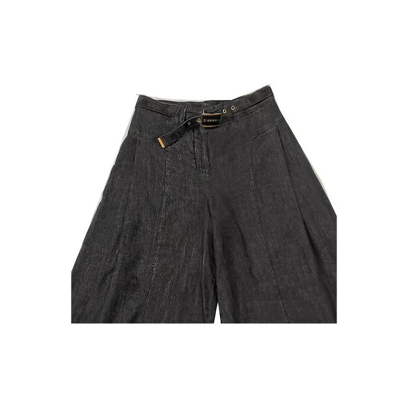CHANEL 23 Spring Summer New Arrivals 23S Jeans Women's Black-5
