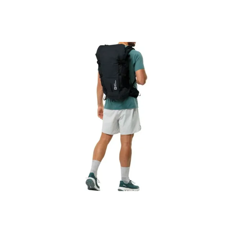 Jack Wolfskin Polyamide Outdoor Mountaineering Bag Backpack Regular Unisex Black-3