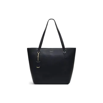 RADLEY Cow Leather Tote Bag Shopping Bag Handbag Shoulder Bag Large Size Women's Black