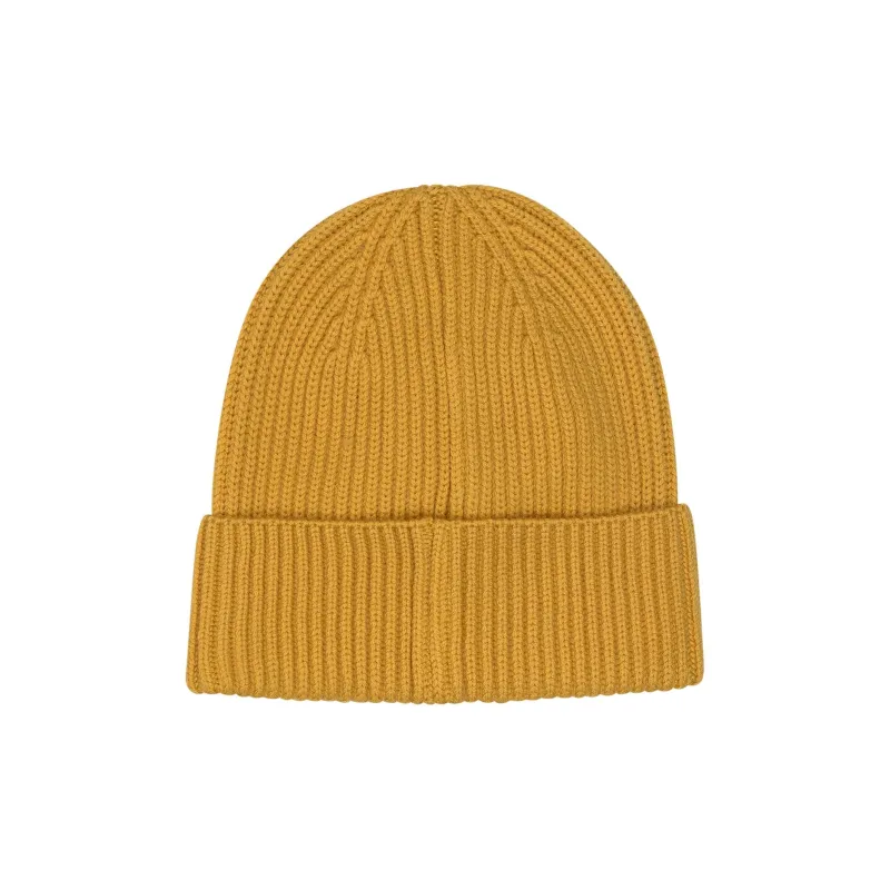 DROLE DE MONSIEUR Logo Patch Turn Up Hem Beanie-1